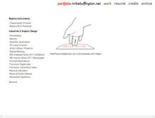 Tablet Screenshot of portfolio.mikebuffington.net